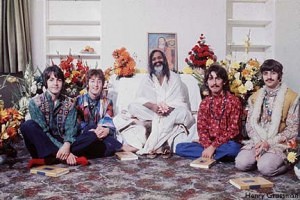 The Beatles and the Maharishi from "What Sexy Sadie Did" on Hey Dullblog