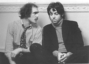 Neil Aspinall and Paul McCartney in 1969