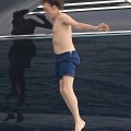 Paul McCartney diving