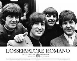 Beatles in L'Osservatore Romano