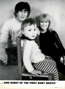 Beatles in LIFE Magazine: John, Cyn and Julian, 1965