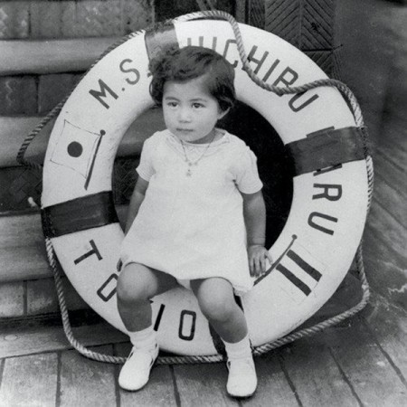 Yoko Ono as a child