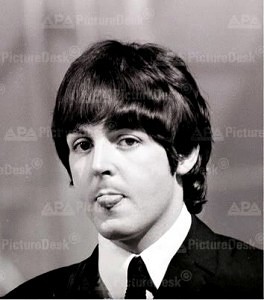 Paul with tongue out