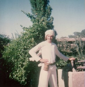 Big Mal at the Maharishi's ashram in Rishikesh, 1968