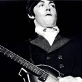 Paul McCartney playing bass