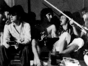 John, Paul, and Keith Moon, Santa Monica, CA, 1974.