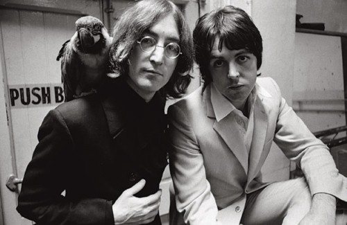 Lennon McCartney and bird