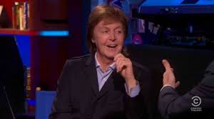 Paul McCartney on The Colbert Report, 6/12/13.