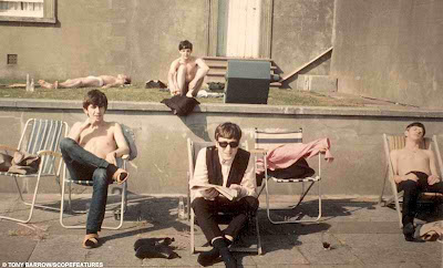 Beatles_sunning_Weston_Super_Mare