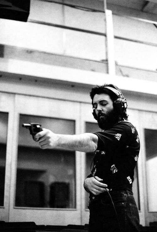 Paul with gun