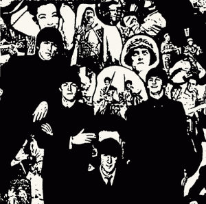 Beatles 1964 collage filtered