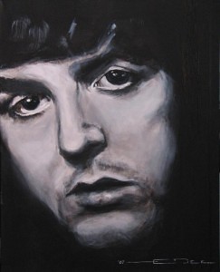 Painting of Paul McCartney by Eric Dee