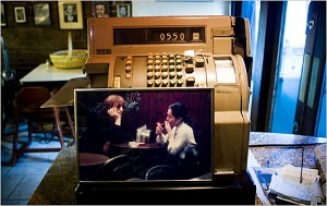 John and Yoko at Cafe La Fortuna