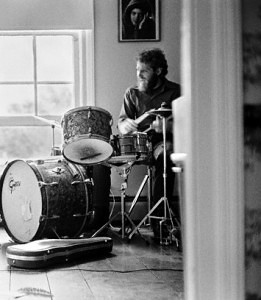 Robbie Robertson and Levon Helm Rehearsing