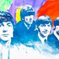 beatles watercolor