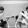 john and paul with mirrors