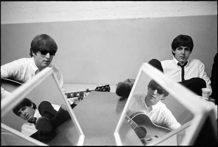 john and paul with mirrors