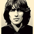 Shepard Fairey George Harrison Poster