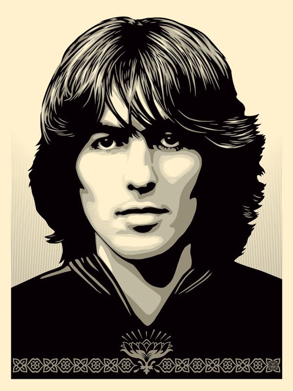 Shepard Fairey George Harrison Poster