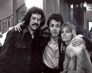 Mark Lapidos with Paul and Linda McCartney, 1976