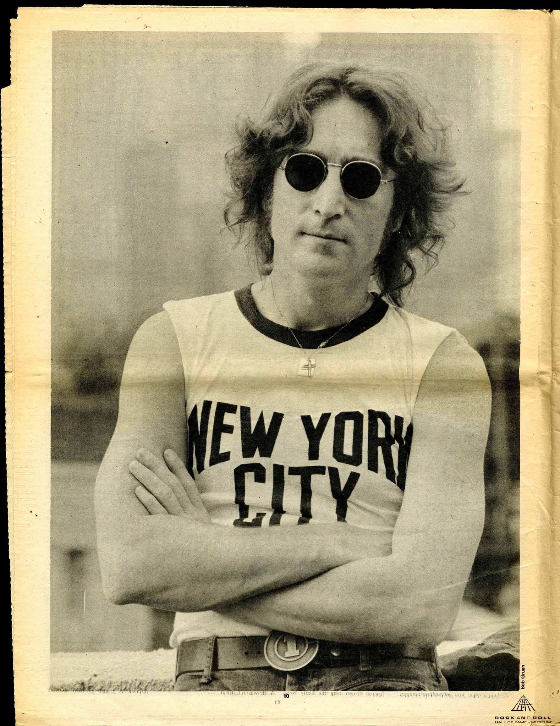 A slight present, on John Lennons 75th birthday Interview self-interview, 1974