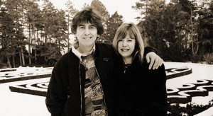 Jenny Boyd with George Harrison