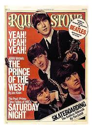 The Beatles on the cover of Rolling Stone, July 15, 1976.